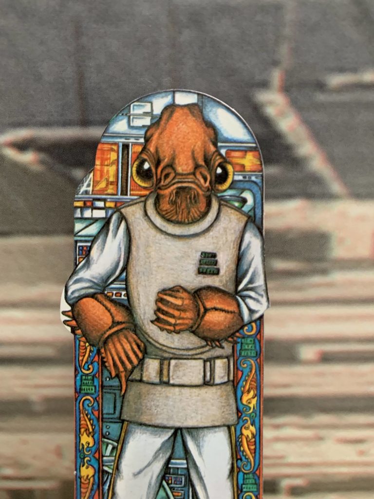 Admiral Ackbar Randhom House Bookmark - Close up